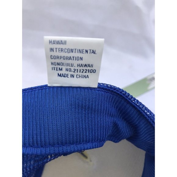 Vtg Hawaii Cap Hat Snapback Trucker Mesh Hawaiian Headwear Rainbow 80s Cord HTF - Picture 12 of 16